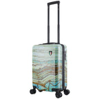 TUCCI Italy Earth Art Emerald Marble 3 PC Set (20", 24", 28") Luggage Suitcase