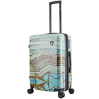 TUCCI Italy Earth Art Emerald Marble 3 PC Set (20", 24", 28") Luggage Suitcase