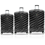 TUCCI Italy STORTO 3PC Hardside Luggage Set (20", 24", 28")