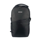 TUCCI Italy SportRider 18.1" Backpack – Black, Laptop Compartment, Hidden Back Pocket, Luggage Strap, Multi‑Organizer Design