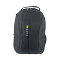 TUCCI Italy Dynamo 17.7" Backpack – Black, Lightweight Daily Pack with Laptop Compartment, Organizer Pockets, Water Bottle Storage