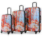 TUCCI Italy TURKISH MARBLE (20", 24", 28") 3 PC Suitcase Set