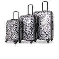 TUCCI Italy WINTER LEOPARD 3 PC (20", 24", 28") Luggage Suitcase Set