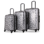 TUCCI Italy WINTER LEOPARD 3 PC (20", 24", 28") Luggage Suitcase Set