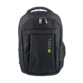 TUCCI Italy TurboPack Backpack – Black, 18", Travel & Work Bag with Laptop Compartment, Air‑Flow Back, Water Bottle Pockets, Multi‑Organizer