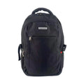TUCCI Italy Scout 18.11" Backpack – Black, Multi‑Pocket Organizer, Laptop Compartment, Air‑Flow Back Padding, Bottle Mesh Pockets