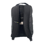 TUCCI Italy CityRider 17.7" Backpack, Multi-Compartment, Laptop & Bottle Pockets, Black