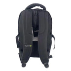 TUCCI Italy Scout 18.11" Backpack – Black, Multi‑Pocket Organizer, Laptop Compartment, Air‑Flow Back Padding, Bottle Mesh Pockets