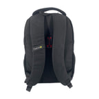 TUCCI Italy Dynamo 17.7" Backpack – Black, Lightweight Daily Pack with Laptop Compartment, Organizer Pockets, Water Bottle Storage