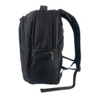 TUCCI Italy TurboPack Backpack – Black, 18", Travel & Work Bag with Laptop Compartment, Air‑Flow Back, Water Bottle Pockets, Multi‑Organizer