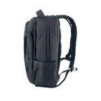 TUCCI Italy Adventurer 17" Backpack – Black, Lightweight Travel Pack with Laptop Compartment, Water Bottle Pockets, Padded Straps