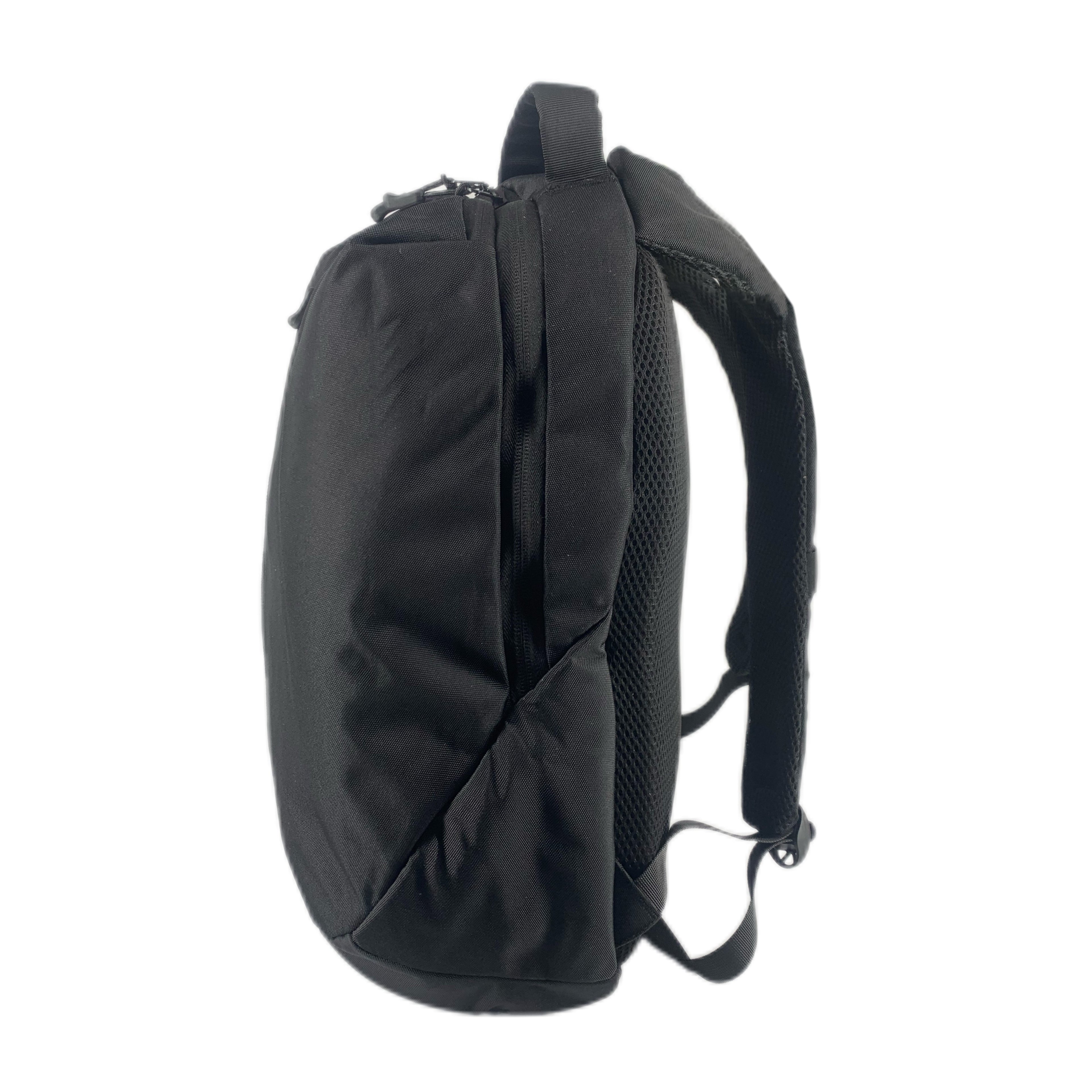 TUCCI Italy TrailBlazer 15.8" Backpack – Black, Reflective Safety Strip, Multi‑Pocket Organizer, Laptop Compartment, Water Bottle Pockets