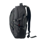 TUCCI Italy TrailTracker 18.5" Backpack – Black, Multi‑Pocket Organizer, Laptop Compartment, Padded Back, Side Bottle Pockets
