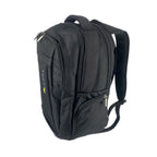 TUCCI Italy TurboPack Backpack – Black, 18", Travel & Work Bag with Laptop Compartment, Air‑Flow Back, Water Bottle Pockets, Multi‑Organizer