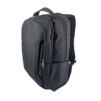 TUCCI Italy Adventurer 17" Backpack – Black, Lightweight Travel Pack with Laptop Compartment, Water Bottle Pockets, Padded Straps