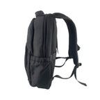 TUCCI Italy Biker 18.9" Backpack – Black, Multi‑Compartment Design, Front Zipper Pocket, Laptop Compartment, Air‑Flow Back Padding