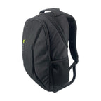 TUCCI Italy Dynamo 17.7" Backpack – Black, Lightweight Daily Pack with Laptop Compartment, Organizer Pockets, Water Bottle Storage