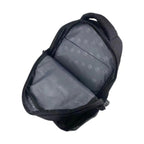 TUCCI Italy Scout 18.11" Backpack – Black, Multi‑Pocket Organizer, Laptop Compartment, Air‑Flow Back Padding, Bottle Mesh Pockets