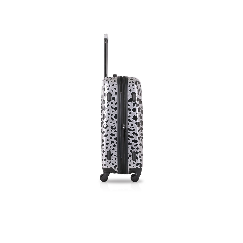 TUCCI Italy WINTER LEOPARD 20" Spinner Carry On Travel Suitcase