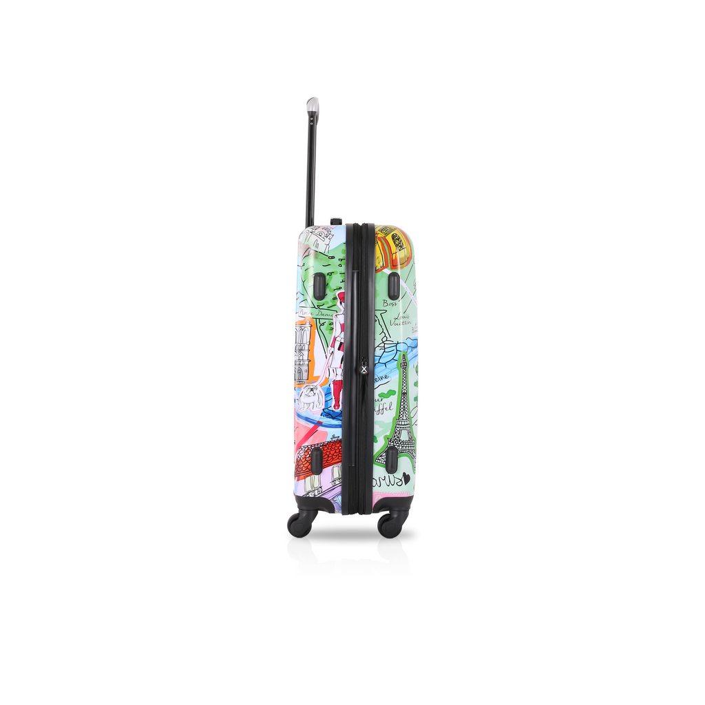 TUCCI Italy J’AIME PARIS (20", 24", 28") 3 PC Travel Luggage Set