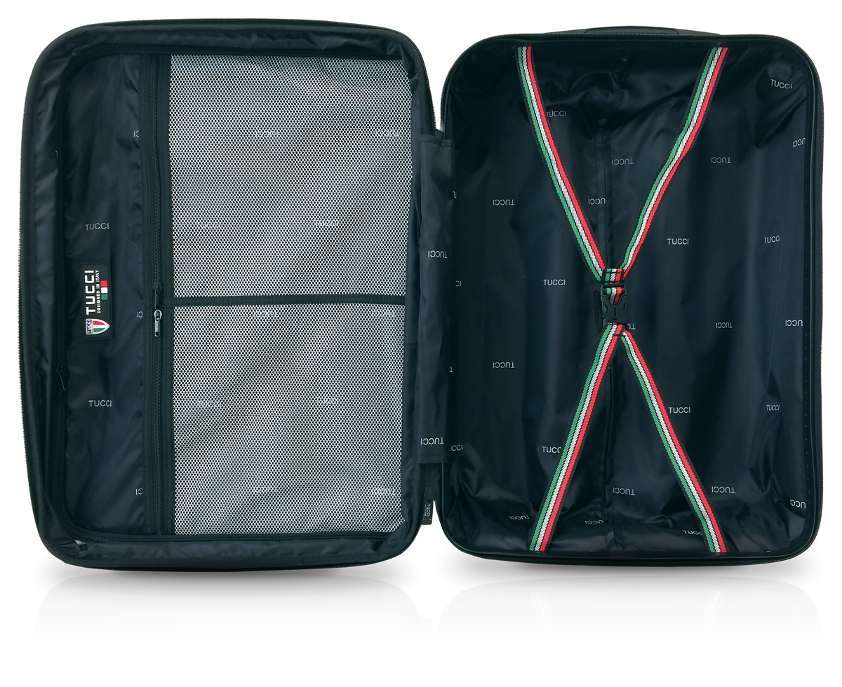 TUCCI Italy STORTO 28" Large Spinner Wheel Luggage Suitcase