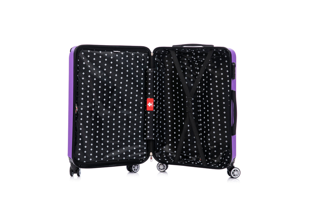 Swiss Traveller Verossa 3-Piece Hardside Spinner Luggage Set, 20/24/28 Inches