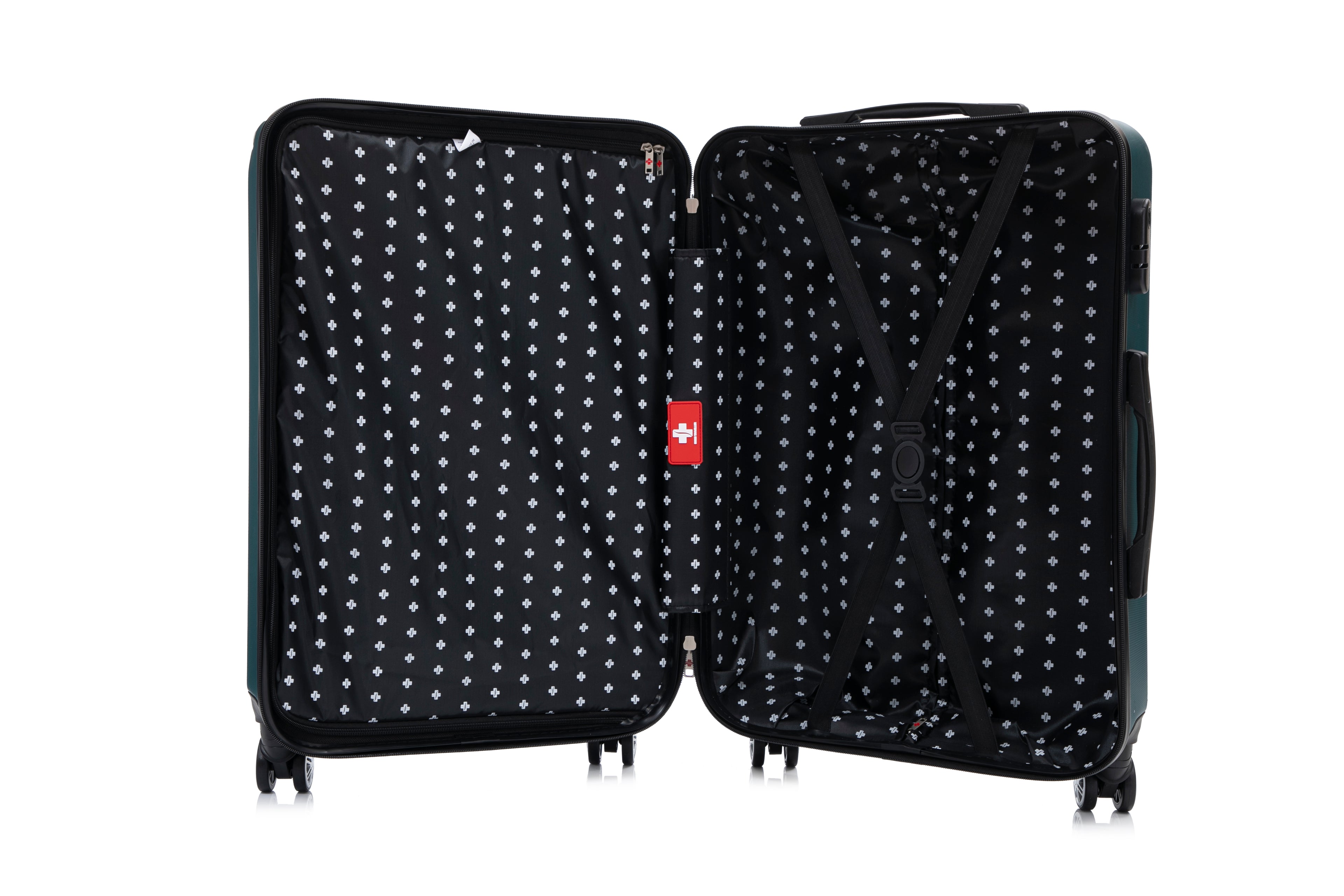 Swiss Traveller Verossa 3-Piece Hardside Spinner Luggage Set, 20/24/28 Inches