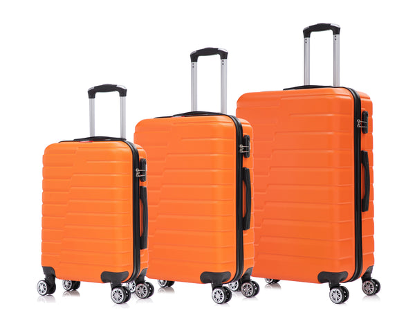 Swiss Traveller Roxen 3-Piece Hardside Spinner Luggage Set, 20/24/28 Inches