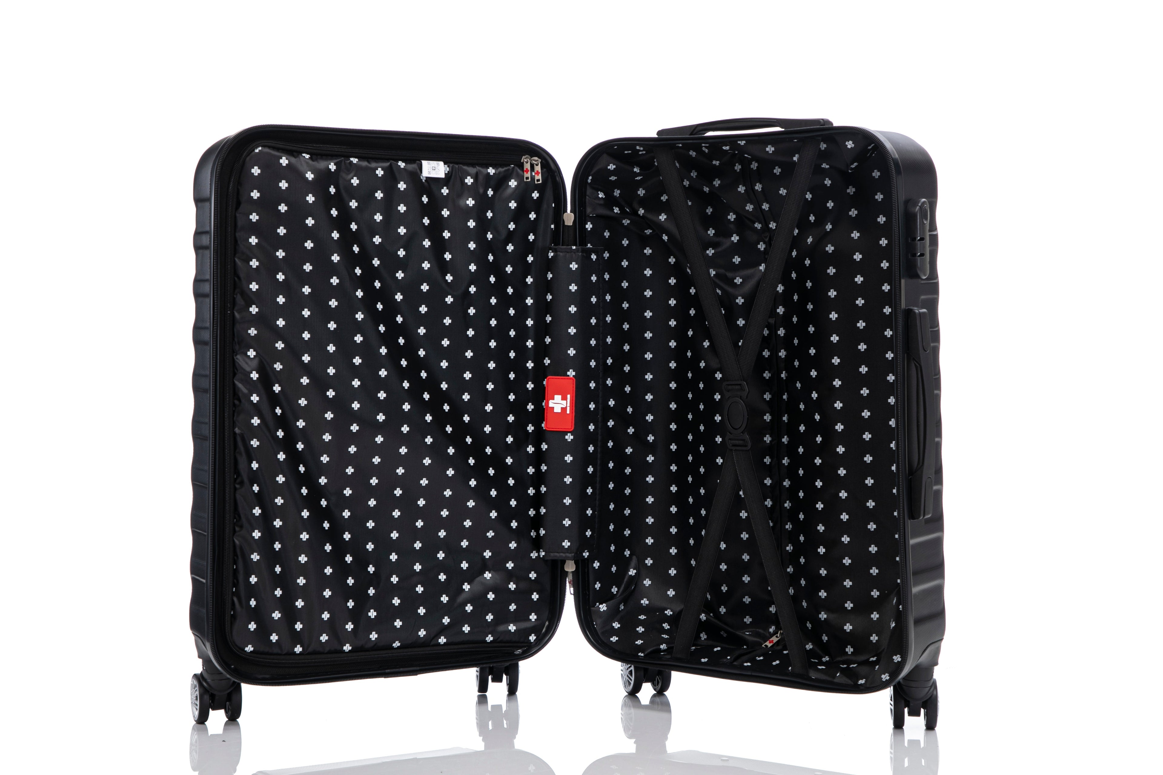 Swiss Traveller Boltarn 3-Piece Hardside Spinner Luggage Set, 20/24/28 Inches