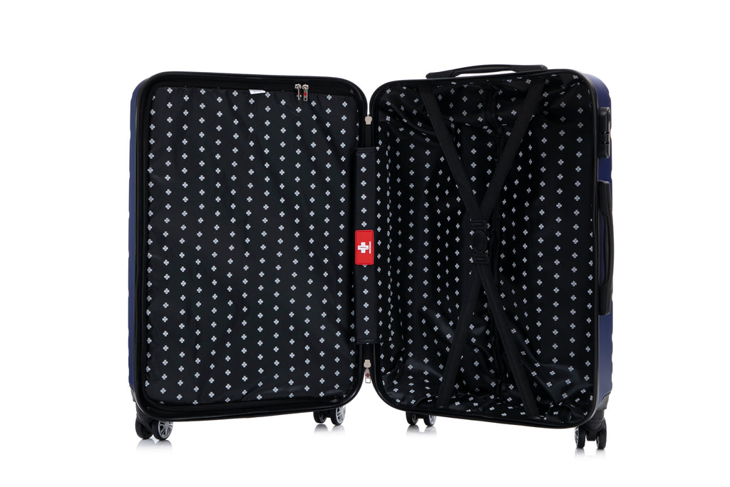 Swiss Traveller Paddrix 3-Piece Hardside Spinner Luggage Set, 20/24/28 Inches