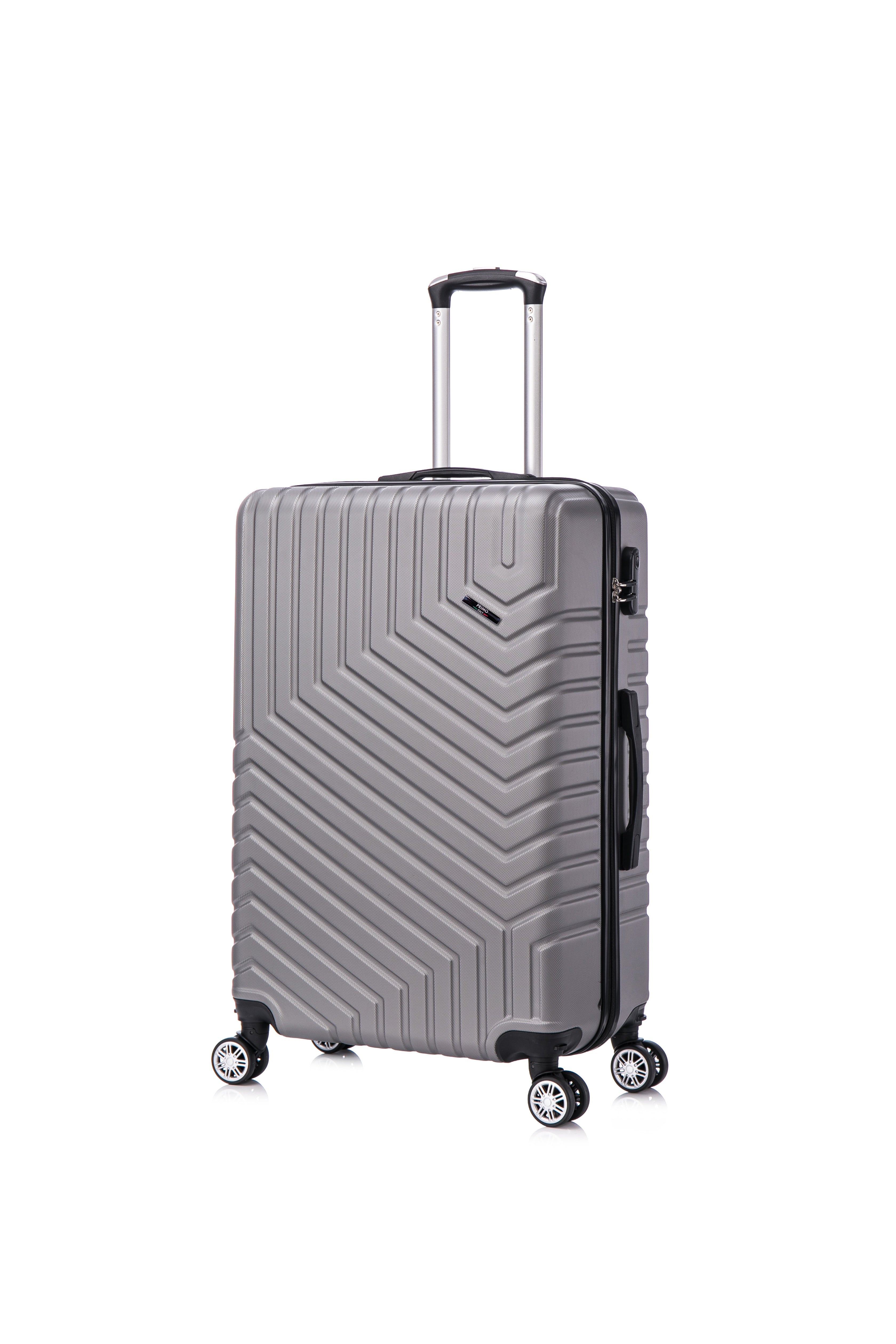 Tucci Primo Italy Resistenza 3-Piece Expandable Hardside Luggage Set with Spinner Wheels & Built-in Lock, Lightweight ABS Suitcases, 20"/26"/30"