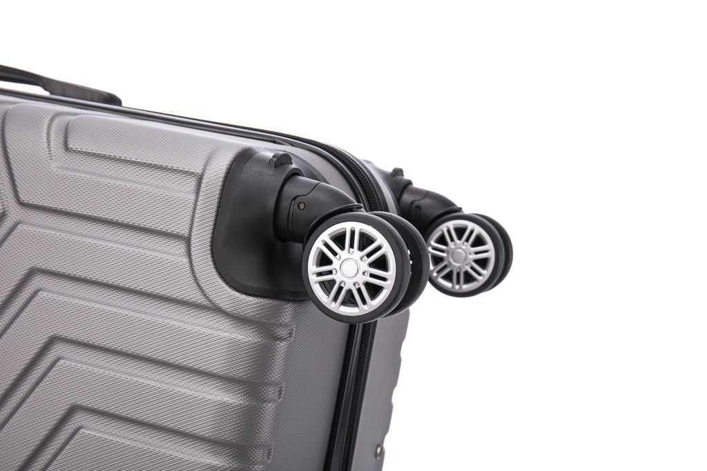 Tucci Primo Italy Resistenza 3-Piece Expandable Hardside Luggage Set with Spinner Wheels & Built-in Lock, Lightweight ABS Suitcases, 20"/26"/30"
