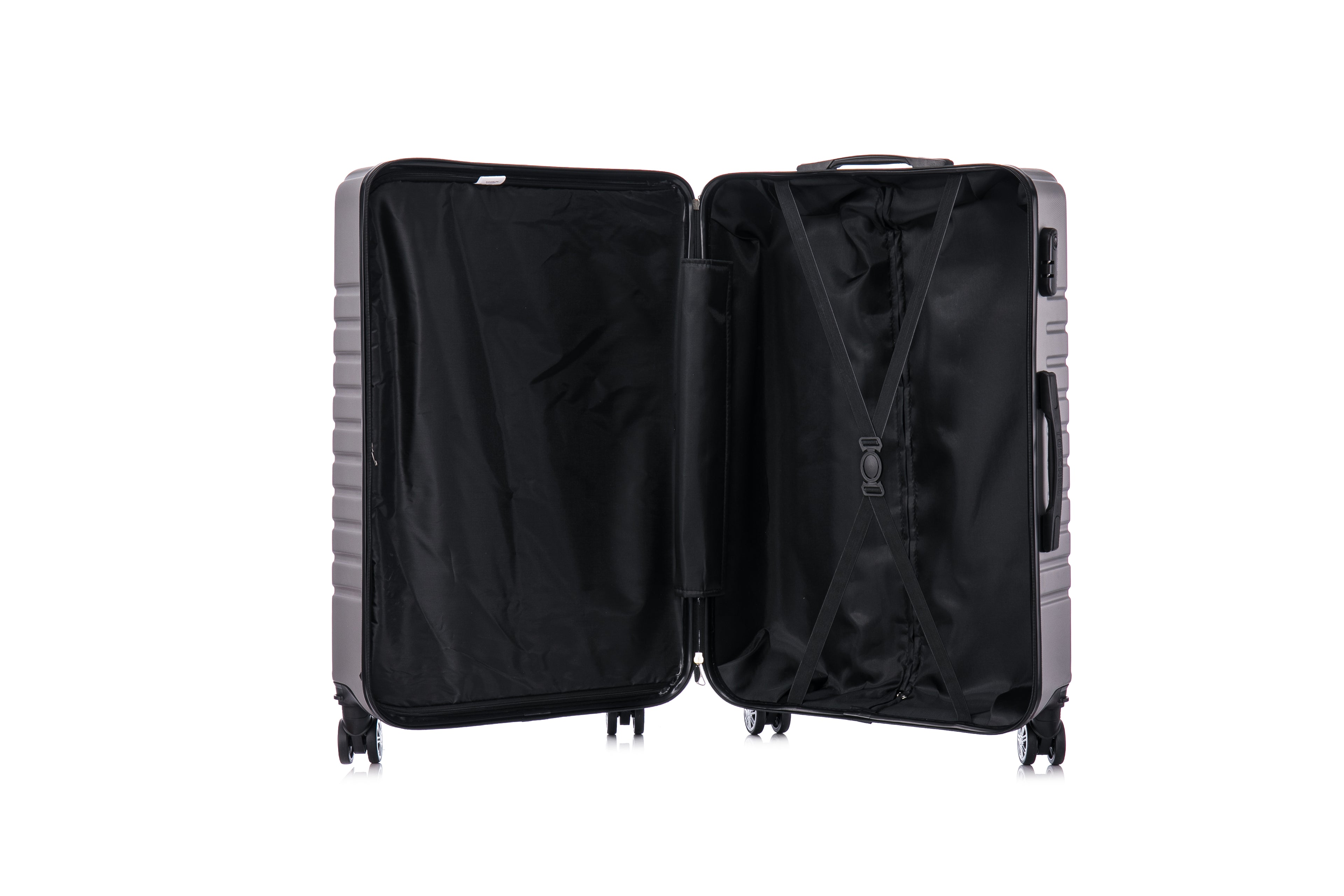 Tucci Primo Italy Resistenza 3-Piece Expandable Hardside Luggage Set with Spinner Wheels & Built-in Lock, Lightweight ABS Suitcases, 20"/26"/30"