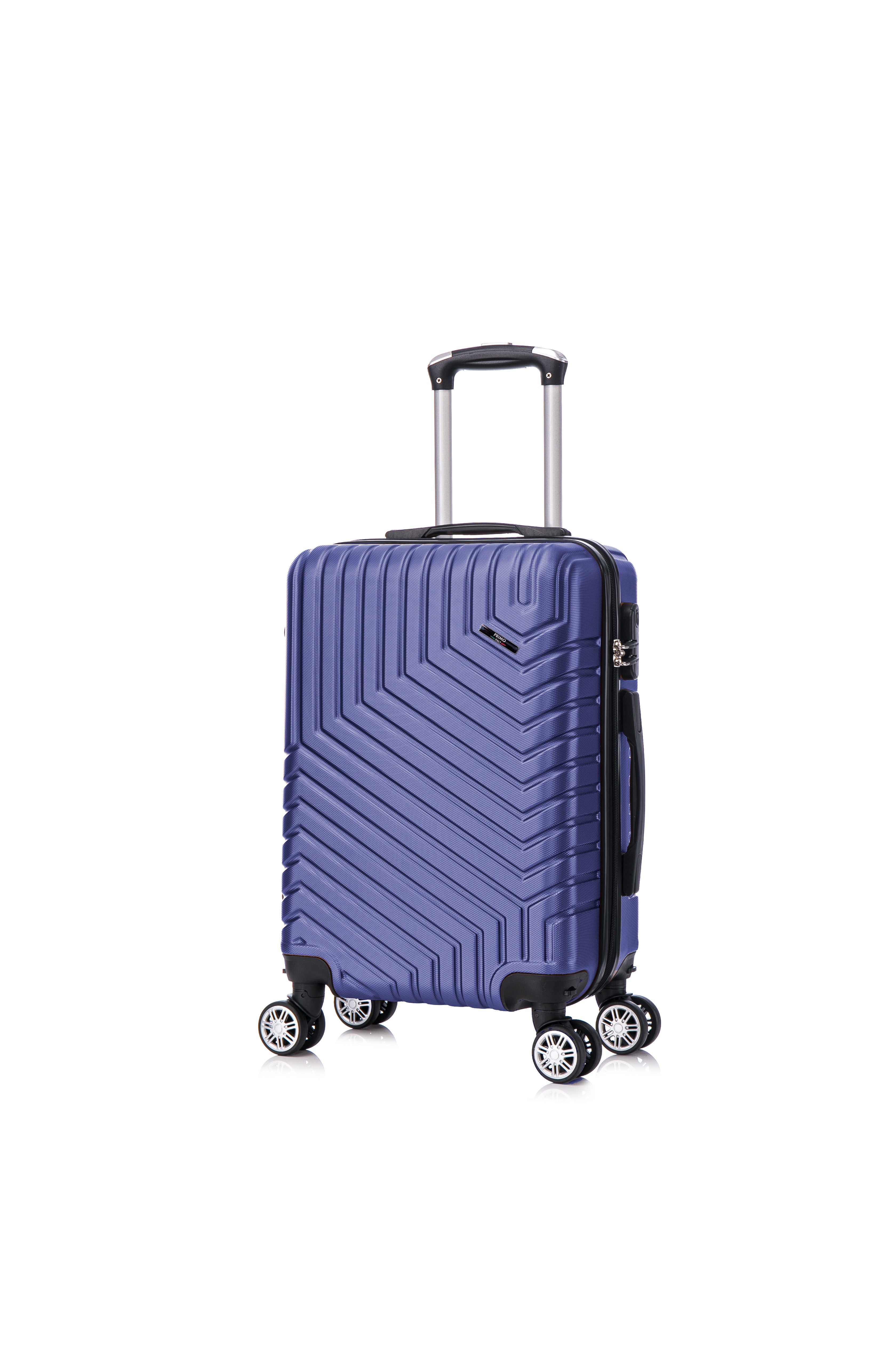 Tucci Primo Italy Resistenza 3-Piece Expandable Hardside Luggage Set with Spinner Wheels & Built-in Lock, Lightweight ABS Suitcases, 20"/26"/30"