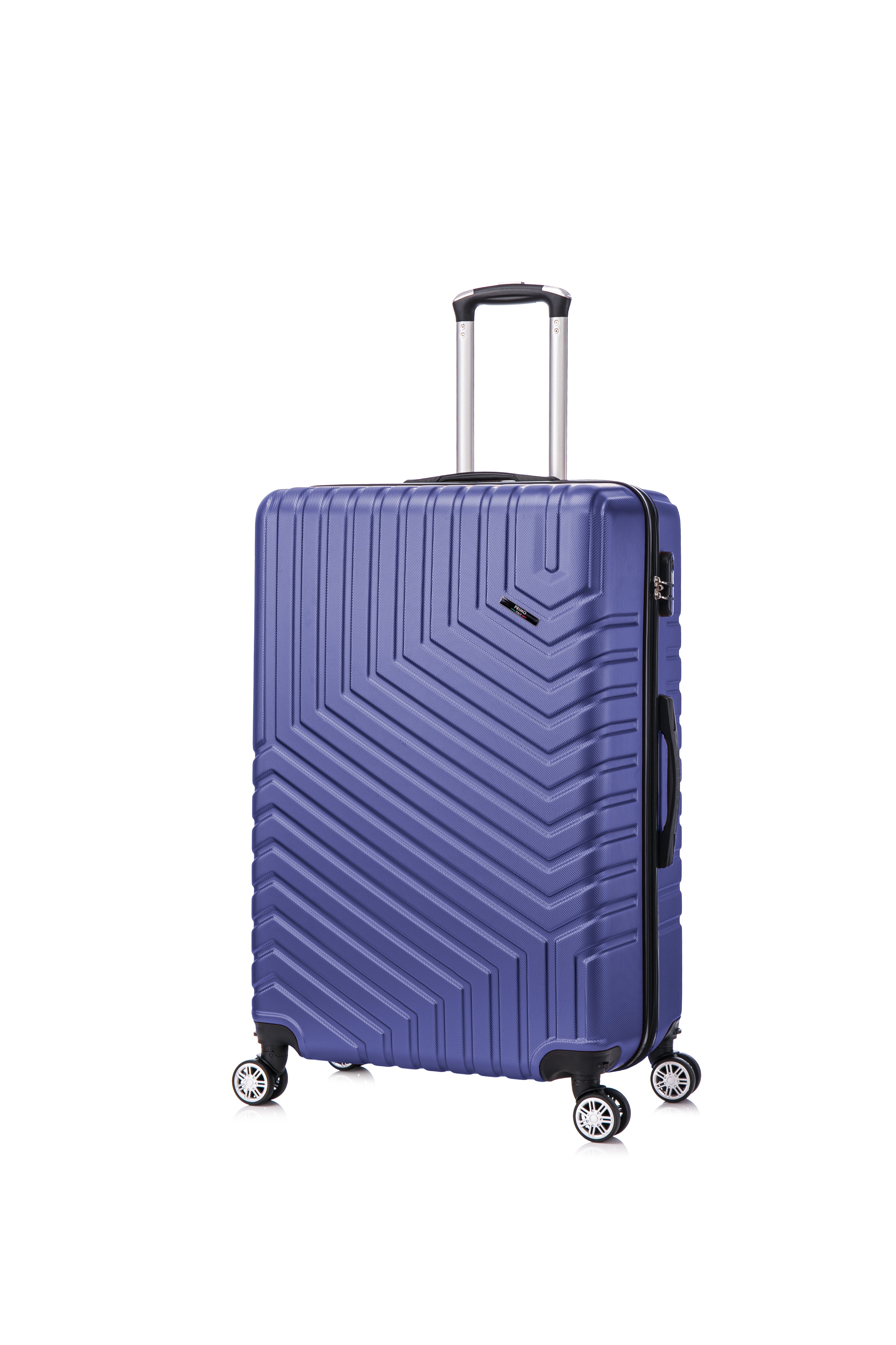 Tucci Primo Italy Resistenza 3-Piece Expandable Hardside Luggage Set with Spinner Wheels & Built-in Lock, Lightweight ABS Suitcases, 20"/26"/30"