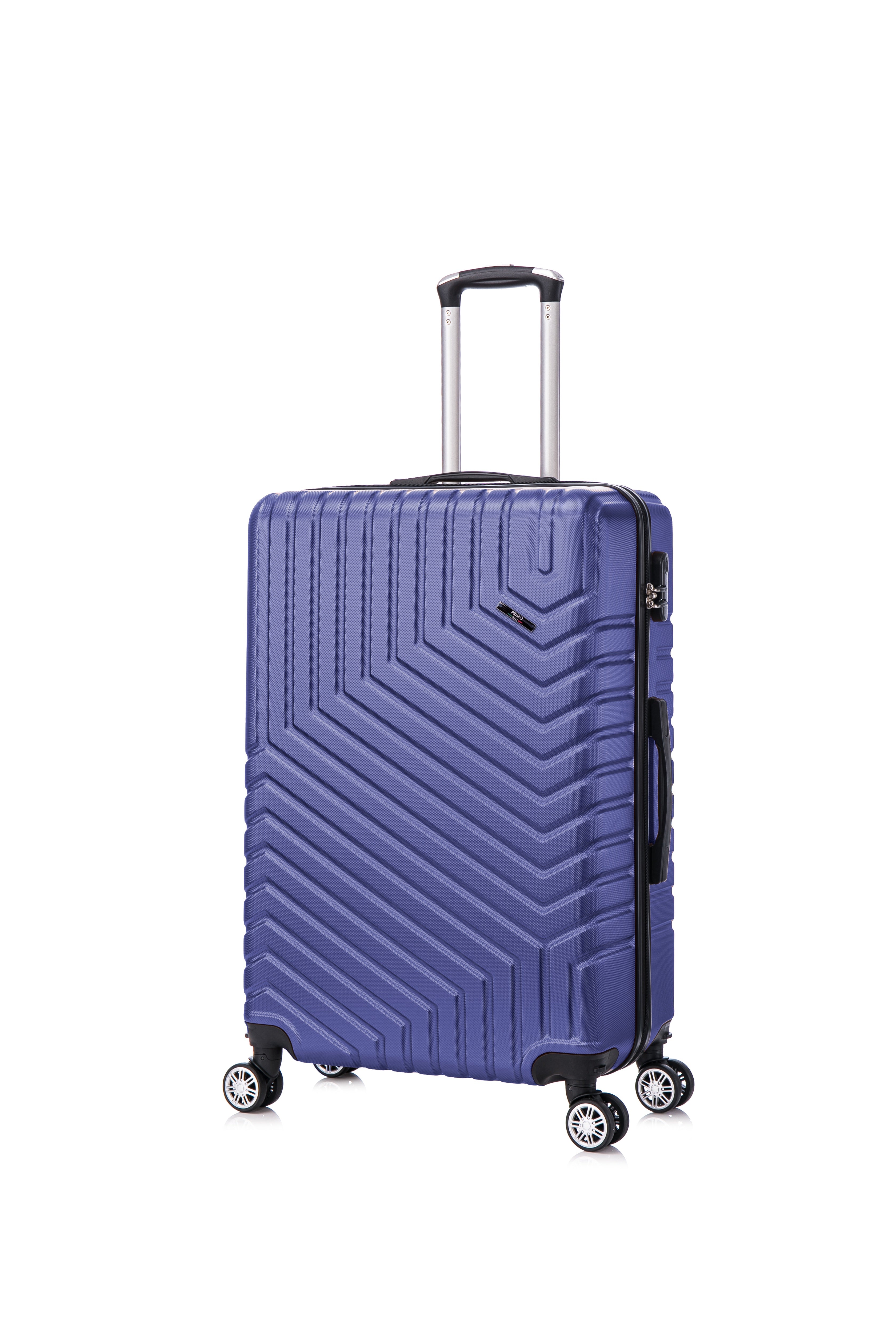Tucci Primo Italy Resistenza 3-Piece Expandable Hardside Luggage Set with Spinner Wheels & Built-in Lock, Lightweight ABS Suitcases, 20"/26"/30"