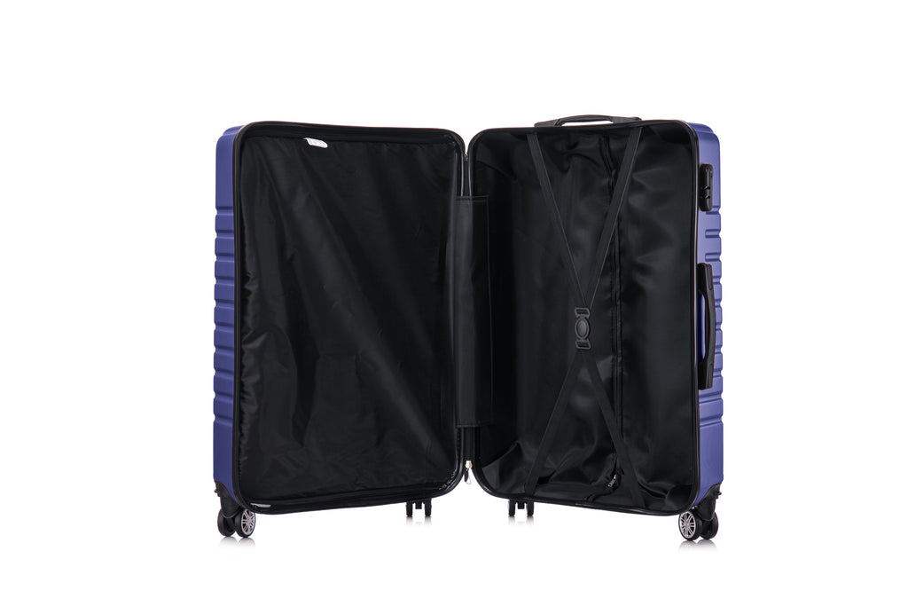 Tucci Primo Italy Resistenza 3-Piece Expandable Hardside Luggage Set with Spinner Wheels & Built-in Lock, Lightweight ABS Suitcases, 20"/26"/30"