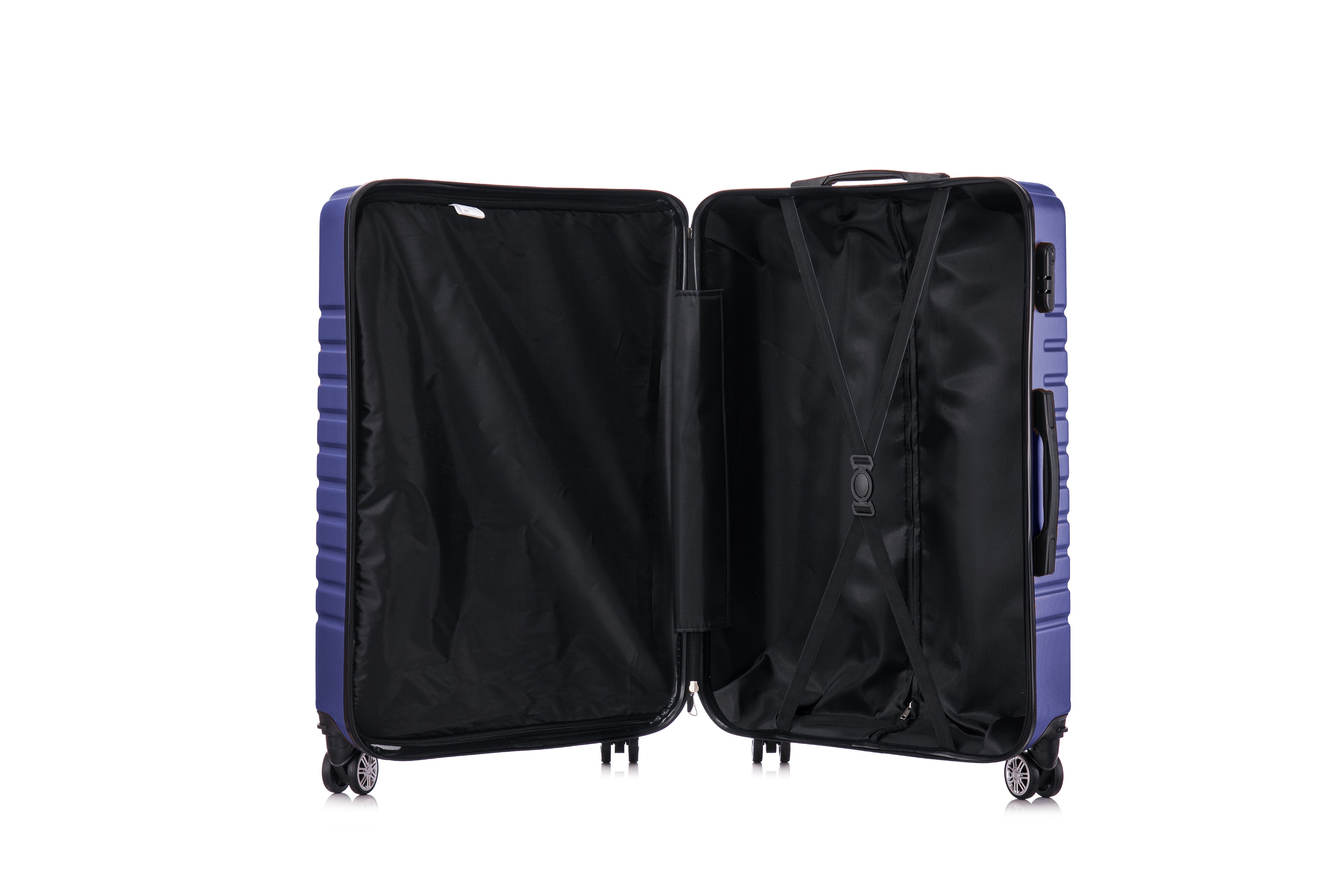Tucci Primo Italy Resistenza 3-Piece Expandable Hardside Luggage Set with Spinner Wheels & Built-in Lock, Lightweight ABS Suitcases, 20"/26"/30"