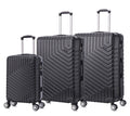 Tucci Primo Italy Resistenza 3-Piece Expandable Hardside Luggage Set with Spinner Wheels & Built-in Lock, Lightweight ABS Suitcases, 20"/26"/30"