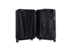 Tucci Primo Italy Resistenza 3-Piece Expandable Hardside Luggage Set with Spinner Wheels & Built-in Lock, Lightweight ABS Suitcases, 20"/26"/30"
