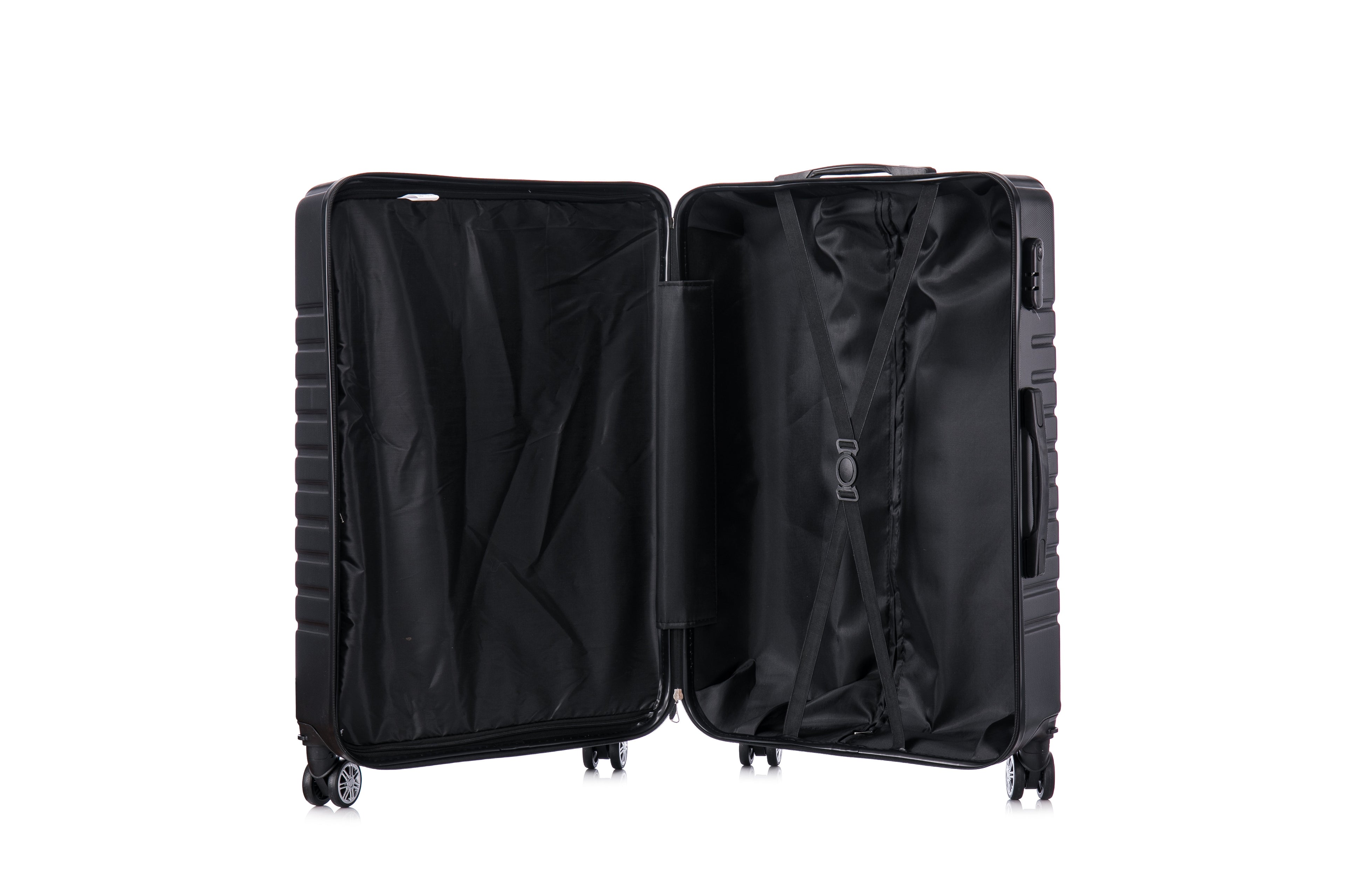 Tucci Primo Italy Resistenza 3-Piece Expandable Hardside Luggage Set with Spinner Wheels & Built-in Lock, Lightweight ABS Suitcases, 20"/26"/30"