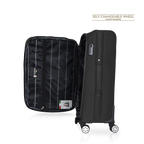 TUCCI Italy MENORI 20" Softside Carry On Suitcase for Travel