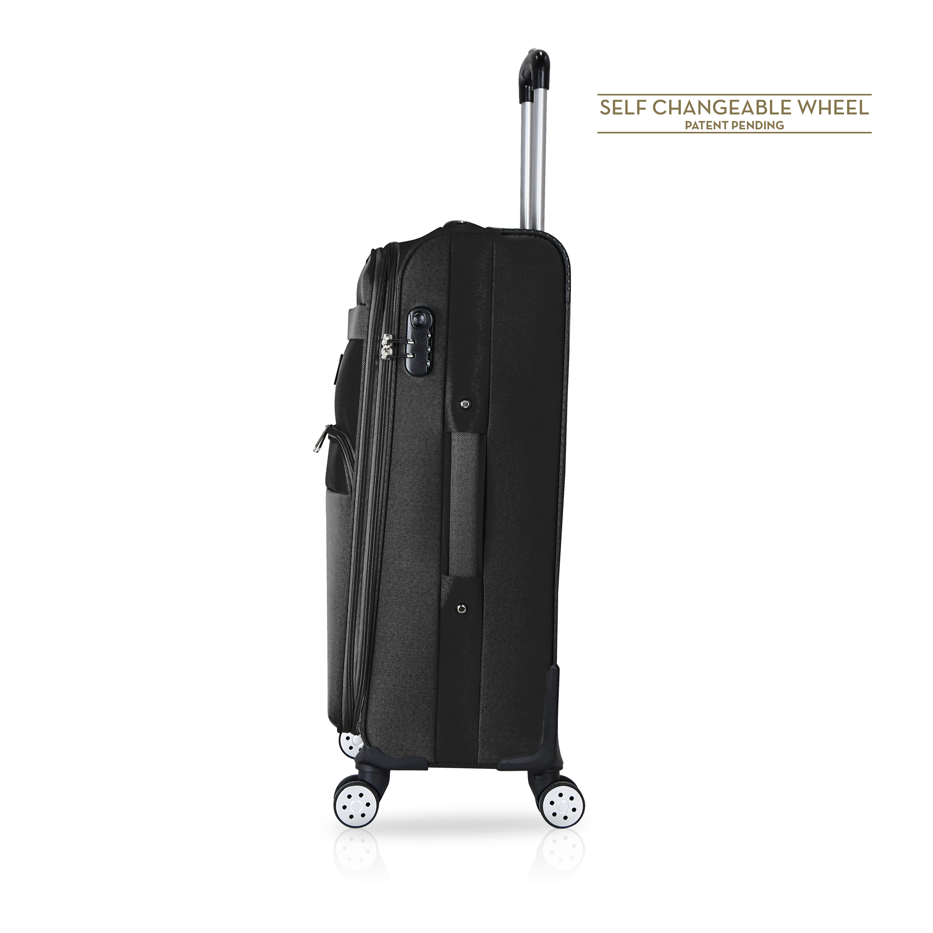 TUCCI Italy MENORI 20" Softside Carry On Suitcase for Travel