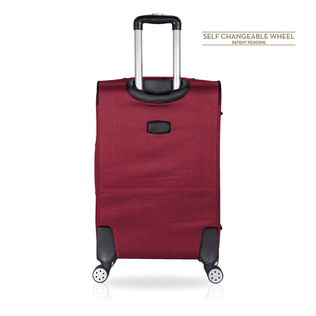 TUCCI Italy MENORI 20" Softside Carry On Suitcase for Travel