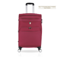 TUCCI Italy MENORI 20" Softside Carry On Suitcase for Travel