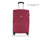 TUCCI Italy MENORI 20" Softside Carry On Suitcase for Travel