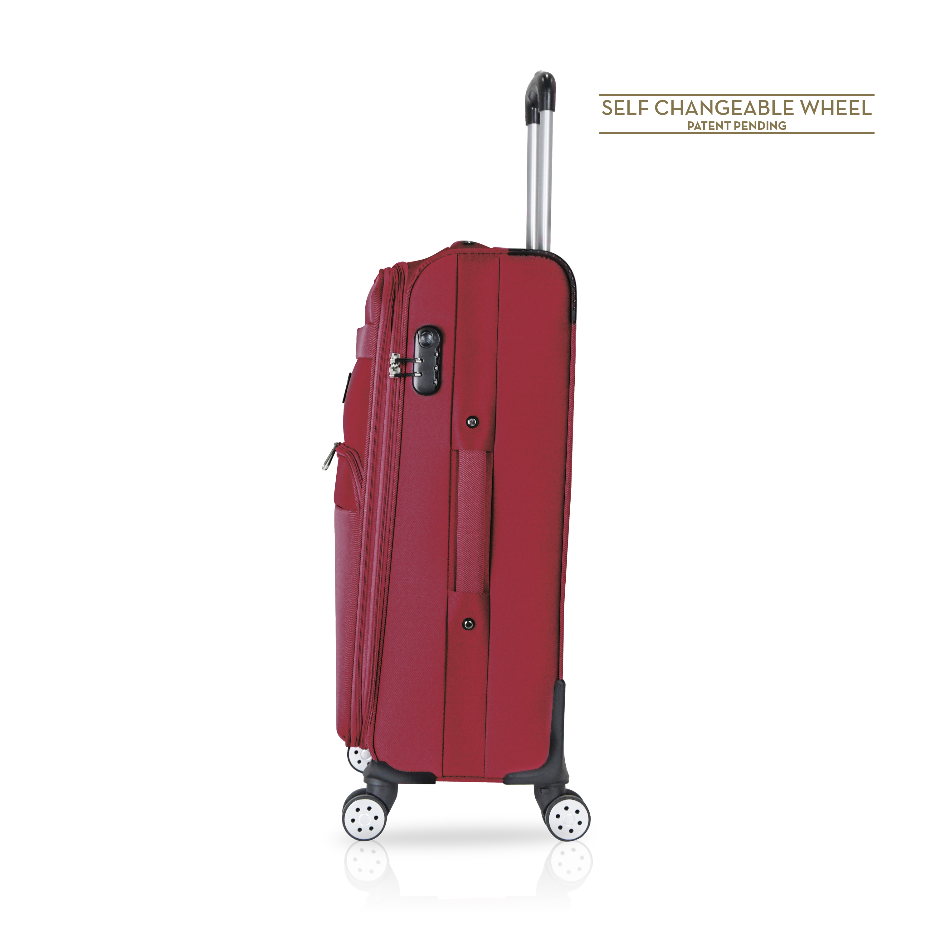 TUCCI Italy MENORI 20" Softside Carry On Suitcase for Travel