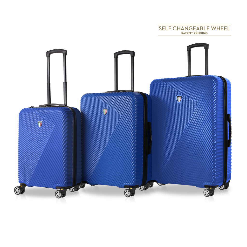 TUCCI Italy TESORO (22", 26", 30") 4-Wheeled Luggage Travel Suitcase