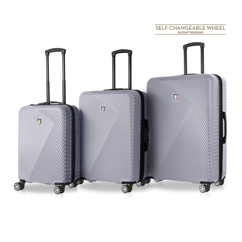 TUCCI Italy TESORO (22", 26", 30") 4-Wheeled Luggage Travel Suitcase