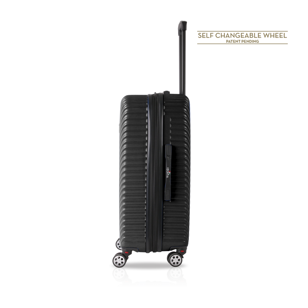 TUCCI Italy TESORO 30" Expandable Large Luggage Suitcase